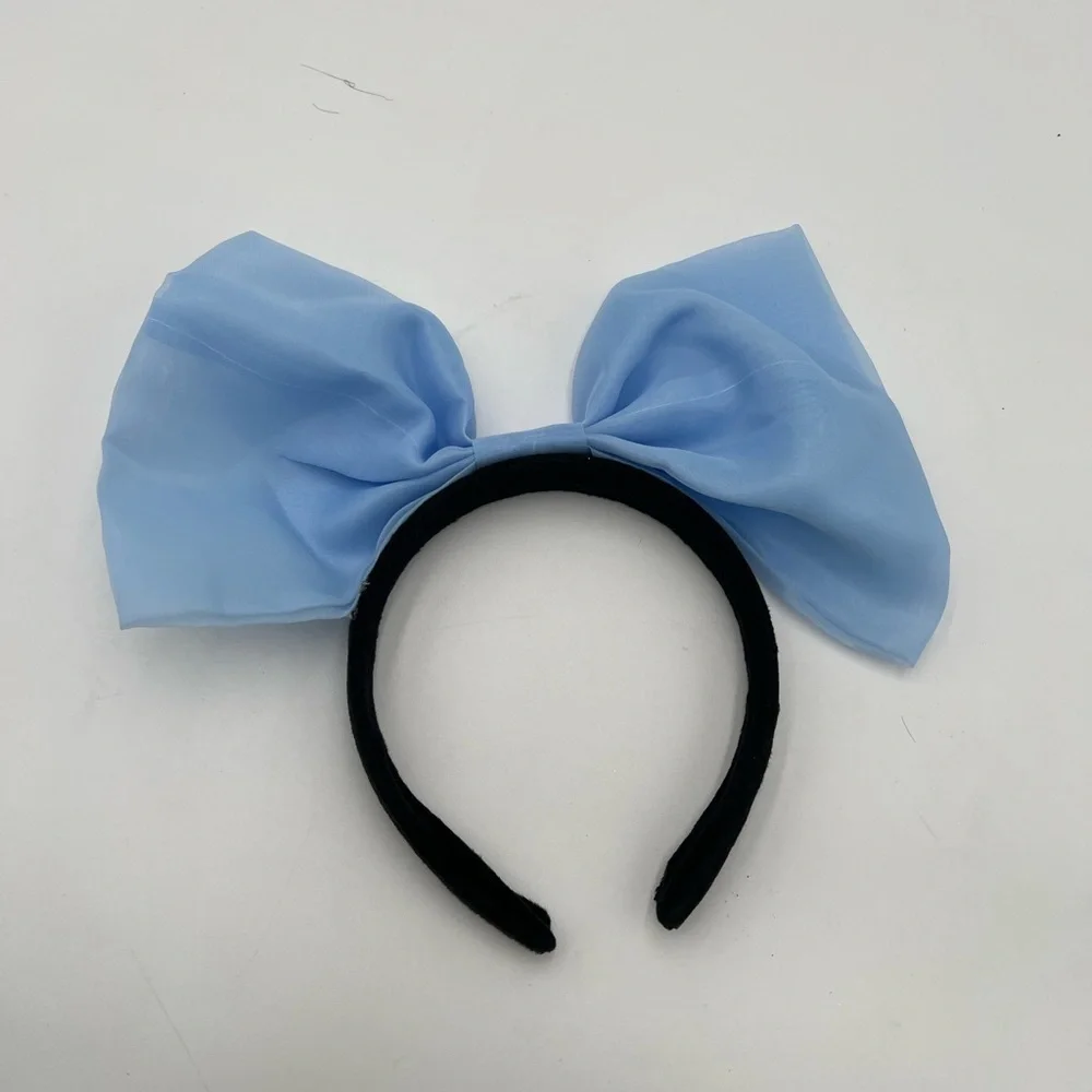 Charming Blue Bow Headband NWOT